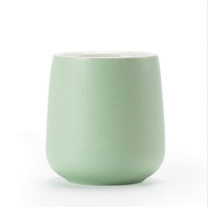 Vaso de Vino Personalizado con Logotipo, Taza de Viaje sin Asa, Vajilla con Forma de Huevo, Tazas de Café de Cerámica de Doble Pared - Product Image 1