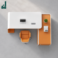 Bureau de direction laqué moderne et créatif, table de bureau pour PDG, mobilier de bureau pour la salle du directeur et le bureau de l'entreprise