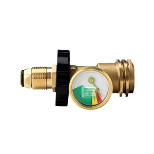 Gas Grill Regulator Brass Pressure Gauge For Propane Tank Conversion Connector Multipurpose <b>BBQ</b> <b>Tool</b> - Product Image 3