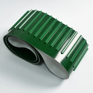 Geribbelde Diamant Gestippeld Patroon Groene Pvc Ruwe <span class=keywords><strong>Top</strong></span> Transportband - Product Image 5