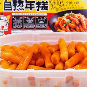 Gâteau de riz instantané, petit plat, 320g, Hot Pot, gâteau de riz frit instantané portable, collation épicée, <span class=keywords><strong>Topokki</strong></span>, collations coréennes, gâteau de riz - Product Image 4