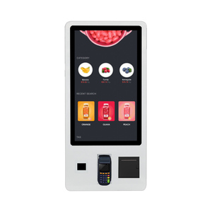 Thiết Bị Chấp Nhận Hóa Đơn Android Tự Thanh Toán Trên Tường 32 Inch 24 Thiết Bị Đầu Cuối Kiosk Máy In Màn Hình Cảm Ứng - Product Image 4