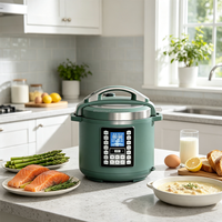 Nouveau modèle 2026 – Autocuiseur électrique 6L 1000W en acier inoxydable, multicuiseur intelligent 12-en-1 avec écran tactile, OEM