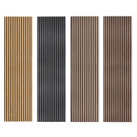 Panneaux acoustiques décoratifs en MDF de haute qualité, panneaux absorbants pour murs, grille insonorisante