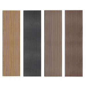 Pannelli Acustici Fonoassorbenti a Doghe da Parete di Buona Qualità Griglia Insonorizzante Pannello Murale Acustico Decorativo <span class=keywords><strong>in</strong></span> <span class=keywords><strong>MDF</strong></span> - Product Image 2