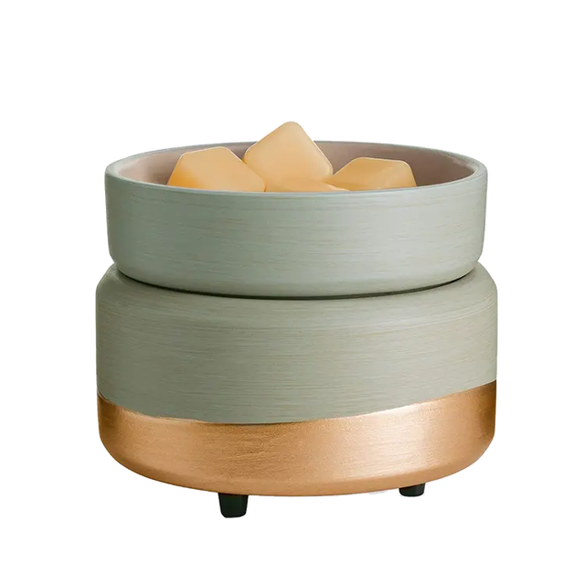 2-in-1 Candle and Fragrance Warmer for Warming Scented Candles or Wax Melts and Tarts with to Freshen Room