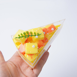 สติกเกอร์ติดตู้เย็นรูปเค้กมะม่วง Xc PU รุ่น 2024 ของเล่นอาหารจำลอง เค้กมูส ของตกแต่งร้านขนม สำหรับเด็กอายุ 8-13 ปี ใช้ได้ทั้งเด็กชายและเด็กหญิง - Product Image 5