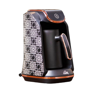 Bất kỳ buổi sáng 4 cốc điện Thổ Nhĩ Kỳ Máy pha cà phê 8 oz máy nhỏ tự động đóng chống tràn báo động âm thanh tính năng an toàn nhựa - Product Image 1