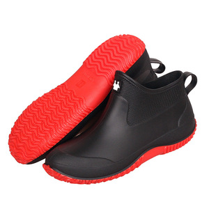 Chaussures <span class=keywords><strong>de</strong></span> <span class=keywords><strong>pluie</strong></span> étanches pour hommes, bottes basses, <span class=keywords><strong>de</strong></span> <span class=keywords><strong>grande</strong></span> <span class=keywords><strong>taille</strong></span>, pour la cuisine, la randonnée, article <span class=keywords><strong>de</strong></span> <span class=keywords><strong>pluie</strong></span>, tendance, en PVC, automne - Product Image 3