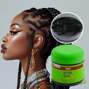 Prodotti per capelli private label Non untuosa tenuta forte Anti-crespo olio d'oliva styling cera per capelli - Product Image 6