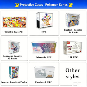 Boîte de protection magnétique en acrylique/PS pour cartes ETB MTG, étui de présentation pour boîte mystère, compatible avec les boîtes Elite Trainer transparentes - Product Image 4