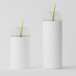 12oz 24oz Dome Lid Tumbler Blank Sublimation Snow Globe Style with Straw for <b>Kids</b> Crafts - Product Image 2