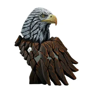 Produk Terbaru Eagle Fierce Eyes Figurine Craft Toy Figurine Patung Hewan Elang Kerajinan Resin Harimau Dinosaurus Chameleon Singa