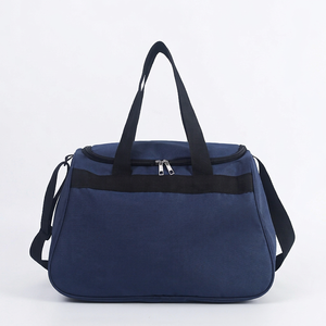 Bolsa de lona azul marino 600D de 30-40L de capacidad, bolsa de viaje deportiva con correa para el hombro, bolsas deportivas - Product Image 1