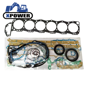 ชุดซ่อมบำรุงเครื่องยนต์ดีเซล Xpower J08E J08C SK330-8 SK350-8 ชุดปะเก็นครบชุด 01460-7134 04111-E0J70 11115-E0090 6 - Product Image 1