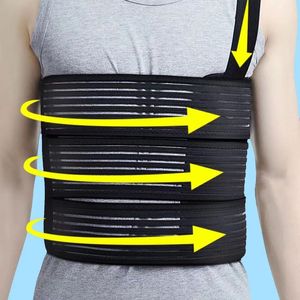 Banda de fijación de costillas ensanchada, protección contra fracturas, banda de fijación para fracturas torácicas, banda de rehabilitación de columna torácica para uso coronario - Product Image 1