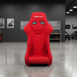 Monza 424 Siège de voiture de course en tissu FRP Siège baquet complet modifié Style sport avec logo personnalisé OEM Durable qualité d'exportation universelle - Product Image 1