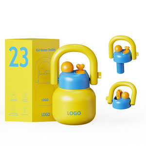 Kid Water <b>Bottle</b> 23 Oz Double Wall Insulated Stainless Steel With Tea Strainer For Travel - Product Image 2