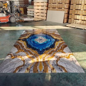 UV đá cẩm thạch giống như tấm bảng 3 mét vật liệu nhựa cho tủ bếp cho căn hộ sử dụng ép đá cẩm thạch thay thế - Product Image 6