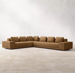 Italy Design Interior Solid Hard <strong>Wood</strong> <strong>Frame</strong> L Shape Left Right Arm Home Furniture Modern Living Room <strong>Sofas</strong> - Product Image 5