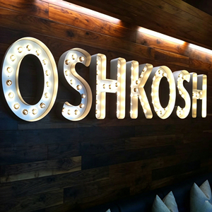 Custom LED letter lights, cool indoor <b>decorative</b> <b>lighting</b>, 2700K warm white light, acrylic material, AC power supply - Product Image 3