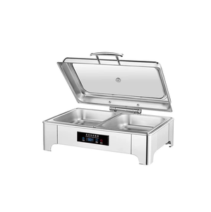 Calentador de combustible <span class=keywords><strong>el</strong></span>éctrico de acero inoxidable, juego de platos de frotamiento para calentamiento y mantenimiento de <span class=keywords><strong>Buffet</strong></span>, estufas de Catering, calentador de alimentos y bebidas - Product Image 5