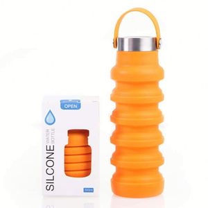 Silicone Collapsible Cup, Adult Sports Water Bottle - Product Image 4