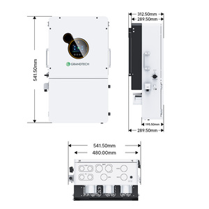 ผู้ผลิตเครื่องแปลงไฟพลังงานแสงอาทิตย์แบบไฮบริด Srne ขนาด 14kw 16kw 18kw ระบบออฟกริด Mppt คลื่นไซน์บริสุทธิ์ - Product Image 1
