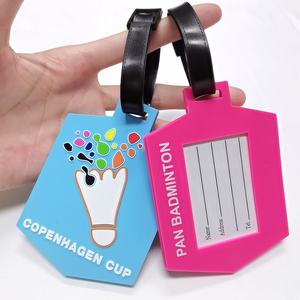 Nueva llegada Bolsa de viaje Etiqueta Animal Deporte Promocional Etiqueta de equipaje Patrón de colores personalizado Regalo Etiqueta de equipaje de viaje - Product Image 3