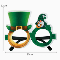 Gafas de Fiesta Temáticas del Día de San Patricio con Diseño de Trébol y Dibujos Animados Divertidos