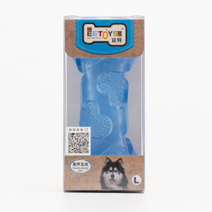 EETOYS TPR <b>Dog</b> Toy Vocalizing Bone L Size Interactive Chewable Pet Toy - Product Image 1