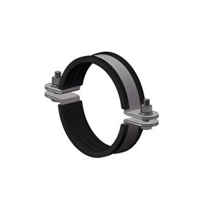 Abrazadera de Manguera Metálica Métrica de Alta Resistencia TheOne PCWR-07, Soporte de Tubo Dividido Ajustable con Perno M8, Acero Galvanizado con Recubrimiento de Goma - Product Image 4