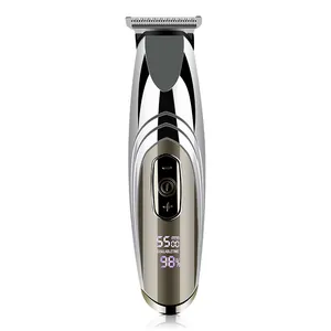 Desain Baru 2 Pengisian Yang Berbeda Cara Cordless Orang Pencukur Pisau Cukur Rambut Electric Pemangkas Clipper dengan Rotatable Pisau