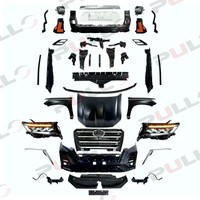 Pièces détachées automobiles Phares de capot avant et arrière pour Toyota Prado 2011-2017 Upgrade to 2022 Year Police-man