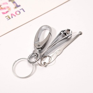 2441 DIY OEM Pendentif porte-clés en alliage de zinc, porte-clés de voiture, cure-oreille, outil à ongles pour kit de pinces - Product Image 4