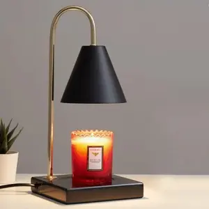 2022 Etch 새로운 사용자 정의 디자인 유리 열 조명 아로마 왁스 용융 전기 버너 디밍 침대 옆 핑크 촛불 따뜻한 램프