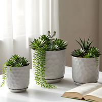 Jardinières d'intérieur modernes de haute qualité, pots en céramique pour plantes succulentes, décoration de jardin de bureau, pots à fleurs
