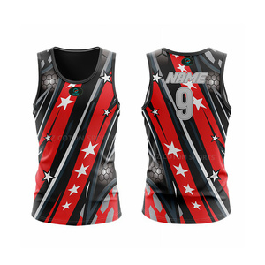 Groothandel Alle Jersey Custom Touch Voetbal Rugby Singlet Ademend Heren Touch Rugby Jersey Sublimatie Afdrukken 100% Polyester - Product Image 4