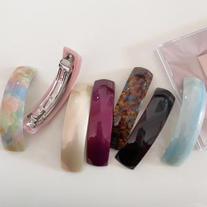 Pinza de Pelo Coreana Colorida de Acetato, Pinza de Alta Calidad para Mujer, Accesorios para el Cabello de Niña - Product Image 2