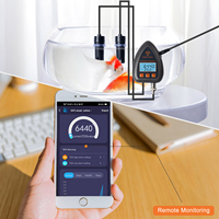 Mini pH-mètre WiFi Tuya, application iOS, 5 en 1, pH/TDS/SALT/S.G/TEMP, testeur numérique de la qualité de l'eau pour aquarium, eau de mer