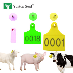 YTET012 Nouvelles étiquettes d'oreille en TPU à <span class=keywords><strong>code</strong></span> laser pour le bétail, les chèvres, les porcs et les moutons, gestion du bétail - Product Image 1