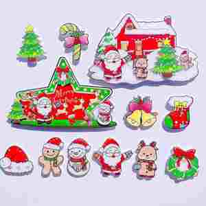 Concevez des aimants de réfrigérateur créatifs personnalisés pour l'hiver, le Nouvel An et Noël - Product Image 5