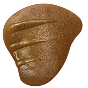 Natural Rawhide Dog Chew Treats, Durable <b>Fan</b>-Shaped Pigskin Dental Chew Ear for Medium <b>Large</b> Dogs, Long Lasting - Product Image 4