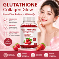 Gummies à la saveur naturelle de fraise, collagène extra fort, pour adultes, 60 unités en boîte, complément alimentaire à usage quotidien