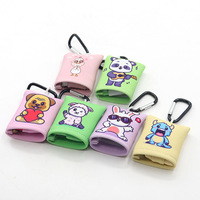 Paño de Limpieza para Pantallas de Cine, TV y Dispositivos Electrónicos con Diseño de Panda de Dibujos Animados, Portátil, para iPhone, iMac y Otros