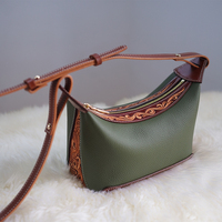 Sacs de luxe de créateurs en gros, sacs à main pour femmes - Sacs à main portés épaule, pochettes en cuir véritable, fabrication artisanale, fermeture éclair, broderie, antivol