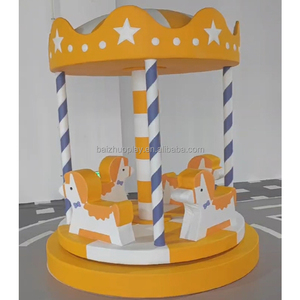Parco giochi al coperto per bambini su misura Area di carico morbido giocattolo elettrico carosello per bambini per feste attrezzature parco giochi - Product Image 5