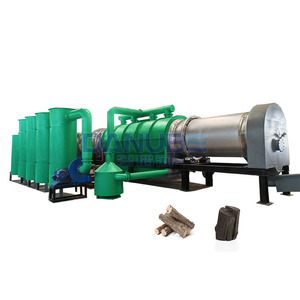 Four de carbonisation sans fumée pour la fabrication de charbon de bois, machine à fabriquer des briquettes de charbon à partir de sciure de bois et de poussière de bois - Product Image 1
