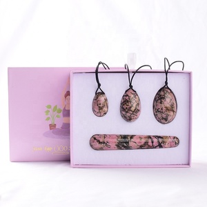 <span class=keywords><strong>Kanger</strong></span> Tự Nhiên Rhodochrosite Crystal Wand Massager Bán Buôn Yoni Trứng Set Yoni Trứng Và Đũa Phép Bộ - Product Image 1