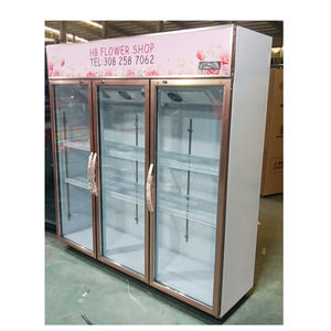 Exhibidor Refrigerado Comercial de 3 Puertas para Flores Frescas, <span class=keywords><strong>Nevera</strong></span> para Flores, Gabinete de Conservación de Frescura - Product Image 4